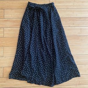GU polka dot midi skirt - size S (fits like an XS)